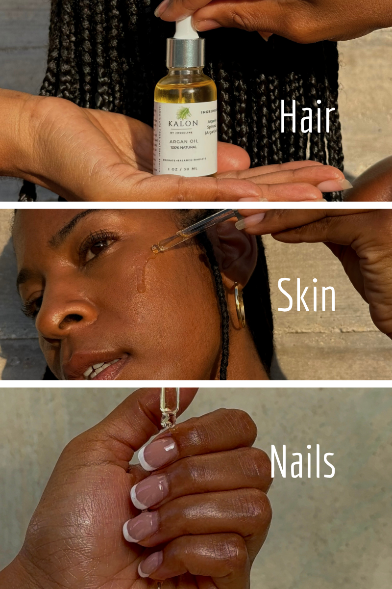 100% Pure Argan Oil – Organic Face, Skin & Body Moisturizer