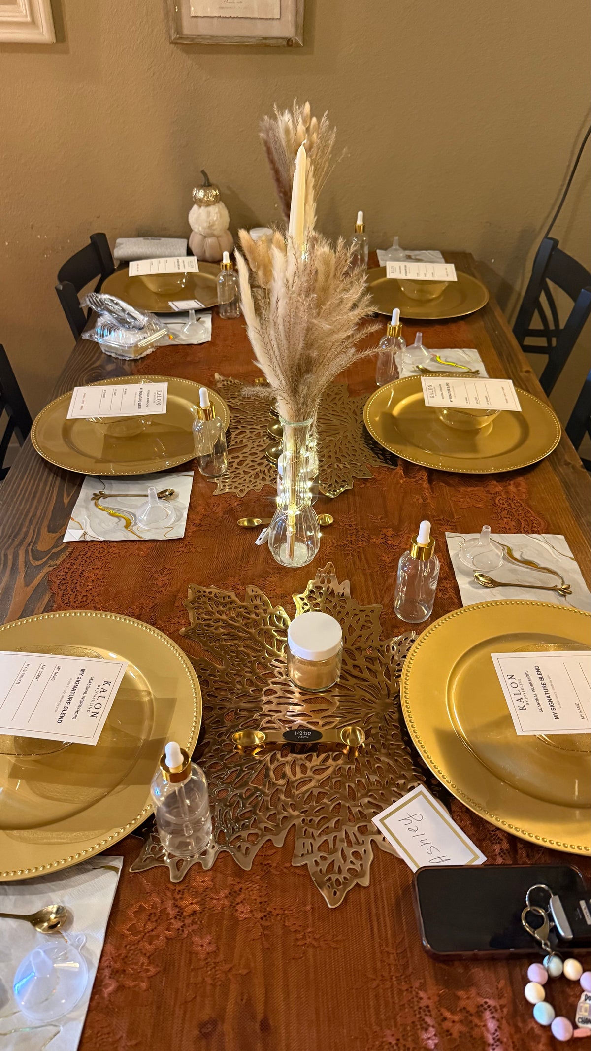 11/21 Shimmer Body Oil Making Workshop "AUTUMN AFTERGLOW—FLOWER