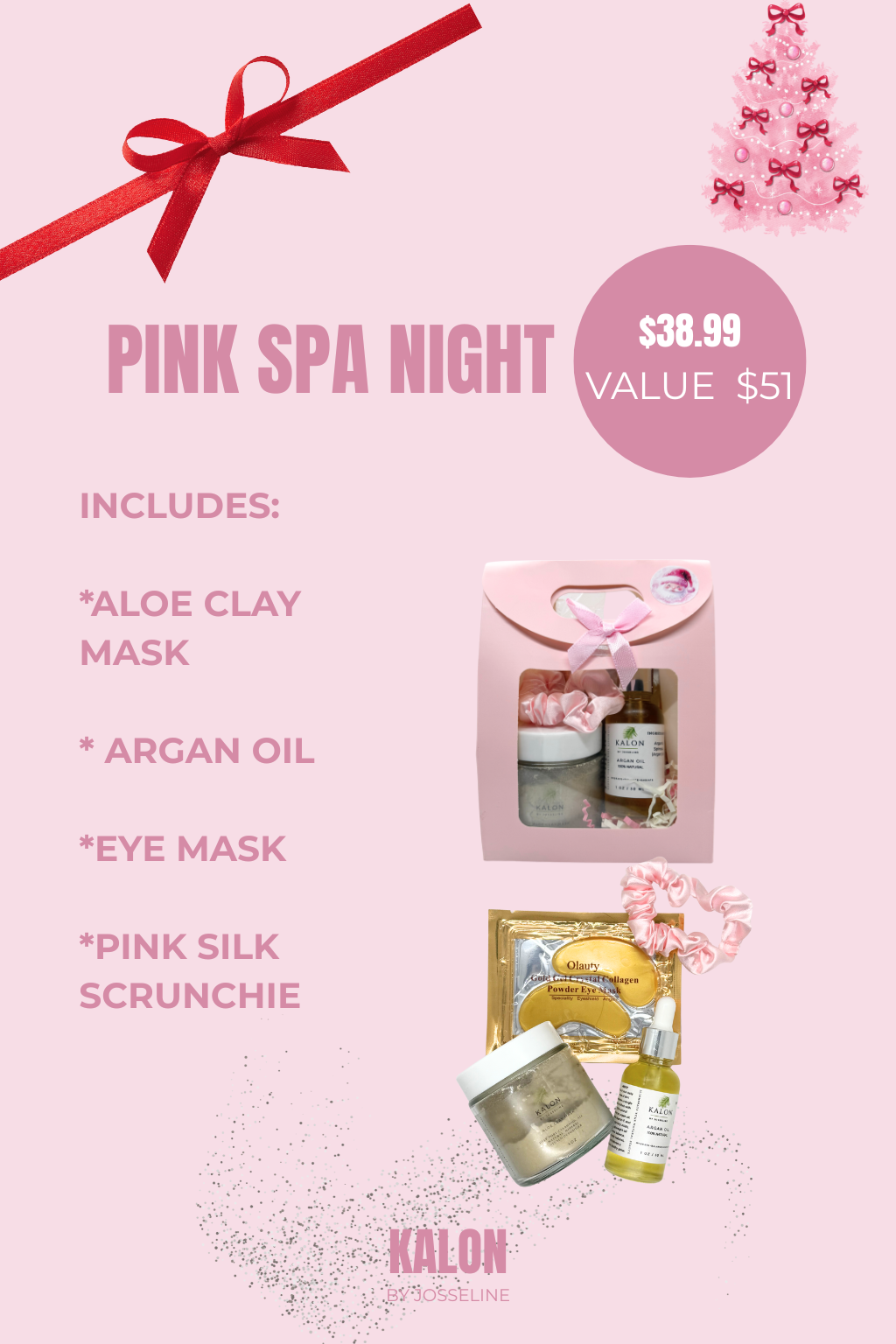 Pink Spa Night Gift Set
